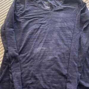 Croft & Barrow Navy Long Sleeve Tee